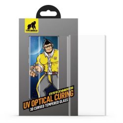   Film de sticlă adeziv UV 3D pentru Xiaomi Mi Note10/Note 10 Lite TG + Lampă UV - Transparent