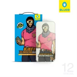   Apple iPhone 12 Pro Max Blueo Noua folie de sticla 2.5D anti-lumina albastra - neagra