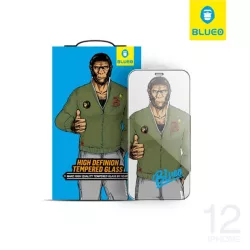   Apple iPhone 12 Mini Blueo High Definition 2.5D Silk Full Glass Film - Negru