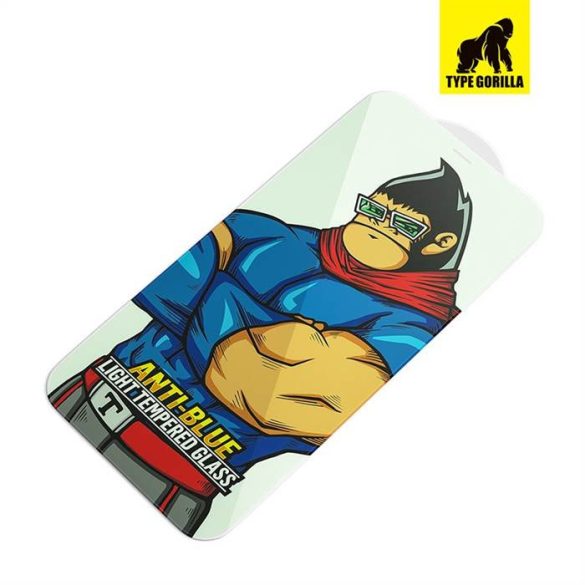 Apple iPhone 12 Pro Max TG Noua folie de sticla 2.5D anti-lumina albastra - neagra