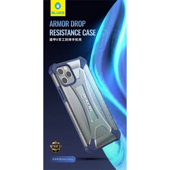 Husa din spate Apple iPhone 12 Mini Blueo Military Armor 2 - Albastru