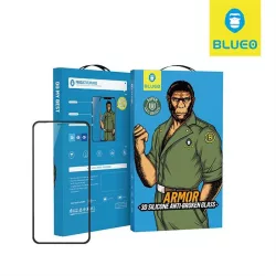   Film de sticlă 3D pentru Apple iPhone 12 Mini Blueo Armor Silicon Edge - negru