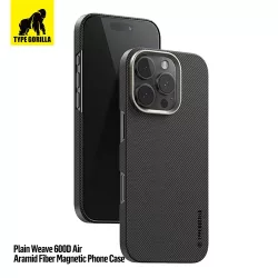   HUSĂ! - Apple iPhone 16 TG Armor Aramid Fiber (600D) Magsafe Back Cover - Negru