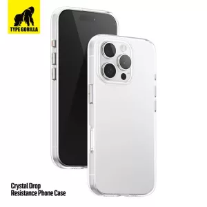 HUSĂ! - Apple iPhone 16 Pro TG Crystal Anti-Drop Back Cover - Transparent