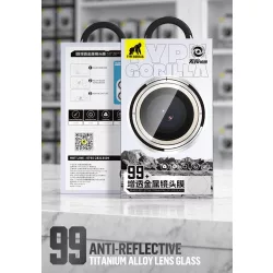   Apple iPhone 15 Pro/15 Pro Max/16 Pro/16 Pro Max TG AR titan Film de sticlă de protecție pentru cameră 3D - titan negru