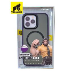   HUSĂ! - Apple iPhone 14 Pro TG Frosted Anti-Drop Magsafe Back Cover - Violet