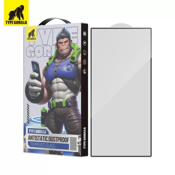 Samsung S25 Ultra TG ESD Anti-Static 2.5D Full Glass Film - Negru