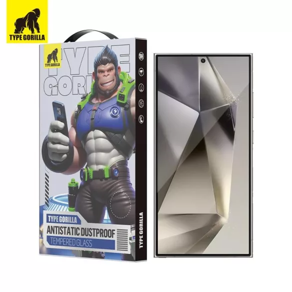 Samsung S25 Ultra TG ESD Anti-Static 2.5D Full Glass Film - Negru