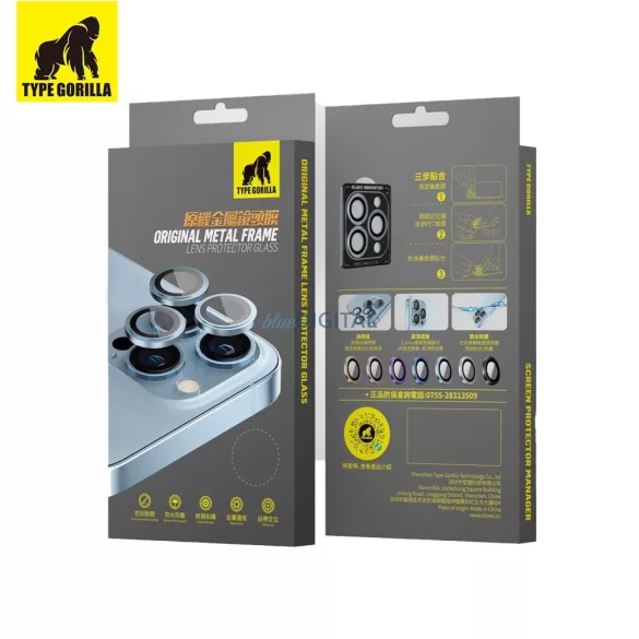 Apple iPhone 13 Mini/13 TG Armor Pro 3D Camera Film de protecție - Cameleon