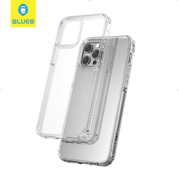 Husa din spate Apple iPhone 14 Pro Blueo Crystal rezistenta la cadere - Transparenta