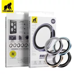   Film de protecție din sticlă pentru cameră Apple iPhone 14/14 Plus TG Diamond Rhombus - Albastru deschis