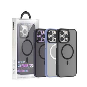 Husa din spate Apple iPhone 14 Pro Max TG Skin Friendly Drop Magsafe - Carcasa neagra