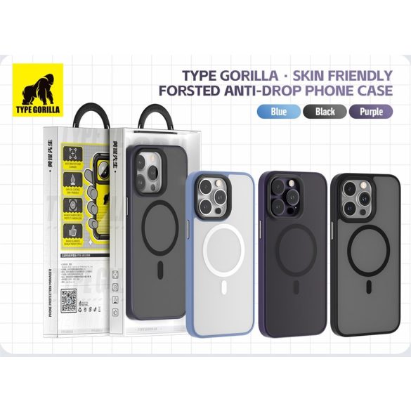 Husa din spate Apple iPhone 14 Pro TG Skin Friendly Drop Magsafe - Carcasa neagra