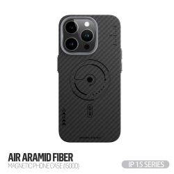   HUSĂ! - Husa din spate Apple iPhone 14 Pro Max Blueo Armor Fibră Aramidă (1500D) Magsafe - Negru