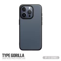   HUSĂ! - Husa din spate Apple iPhone 15 Plus TG rezistenta la cadere - neagra