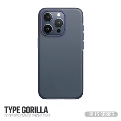   HUSĂ! - Husa din spate Apple iPhone 15 Plus TG rezistenta la cadere - albastra