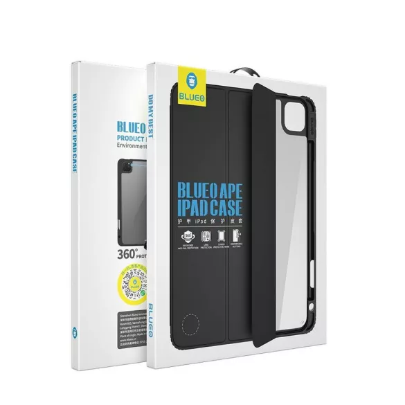 HUSĂ! - Apple iPad Pro 7 13'' (2024) Blueo APE Bookshell - Negru
