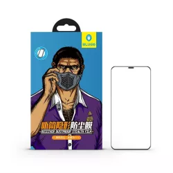   Receptor Blueo Apple iPhone XS Max Film de sticlă din mătase 2.5D rezistent la praf - negru