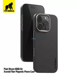   HUSĂ! - Apple iPhone 17 Pro TG Aramid Fiber (600D) Magsafe Back Cover - Negru