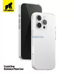   HUSĂ! - Apple iPhone 17 Pro TG Crystal Anti-Drop Back Cover - Transparent