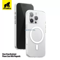   HUSĂ! - Apple iPhone 17 Pro Max TG Crystal Drop Magsafe Back Cover - Transparent