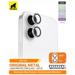   Apple iPhone 17 TG Original Metal 3D Camera Film de protecție - Chameleon