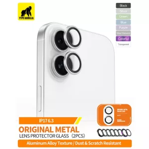 Apple iPhone 17 TG Original Metal 3D Camera Film de protecție - Chameleon