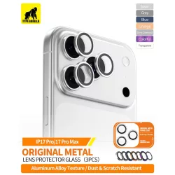   Apple iPhone 17 Pro/17 Pro Max TG Original Metal 3D Camera Film - Albastru închis