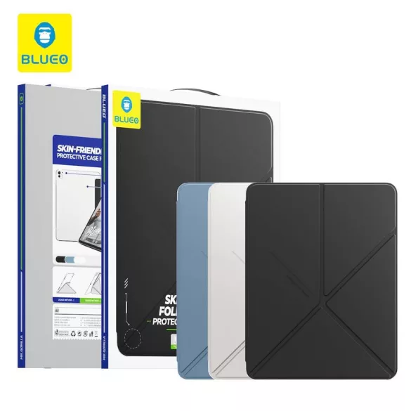 HUSĂ! - Apple iPad Air 11'' (2020-25) / Ipad Pro 11" (2020-22) Blueo Book Cover - Negru