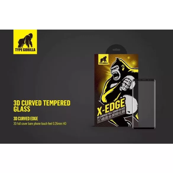 Film Samsung A8 Plus 2018 TG 3D Corning Gorilla HD Glass - Negru