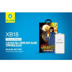   Apple iPhone 7/8 Plus Blueo Anti-Glare 2.5D Silk Full Glass Film - Alb