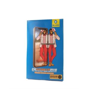 Film de sticlă cu oglindă Apple iPhone XR Blueo 2.5D - negru