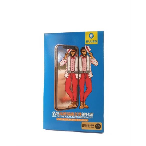 Film de sticlă cu oglindă Apple iPhone XR Blueo 2.5D - negru