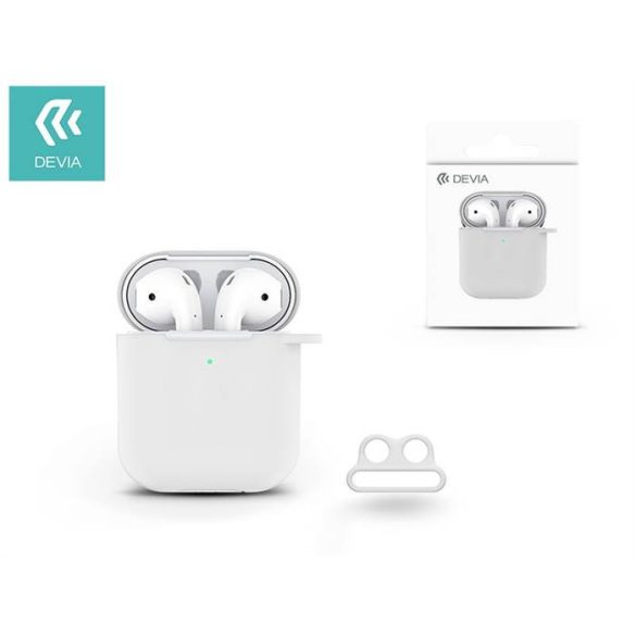 Husă din silicon Devia Naked Airpods - albă