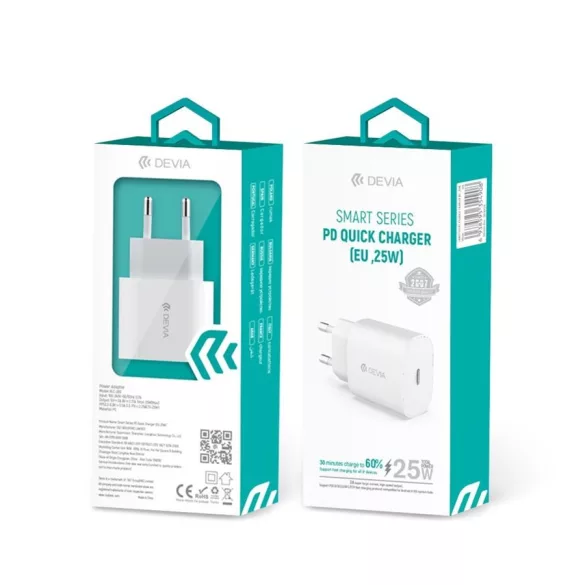 Încărcător Devia EA315 Smart PD 25W - Alb