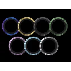   Apple iPhone 14 Pro/14 Pro Max Devia Peak 3D Metal Film de protecție din sticlă - Albastru deschis