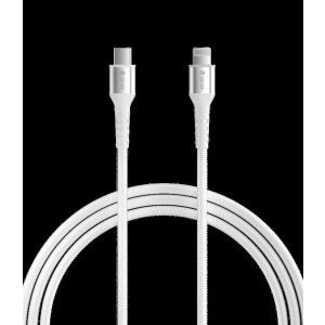 Cablu de date DEVIA EC409 Gracious PD 3A Lightning 1,5M - alb