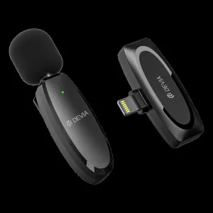 DEVIA AP003 Microfon audio wireless Kintone Lightning - negru
