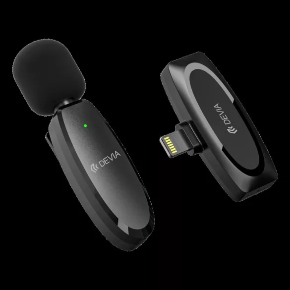DEVIA AP003 Microfon audio wireless Kintone Lightning - negru