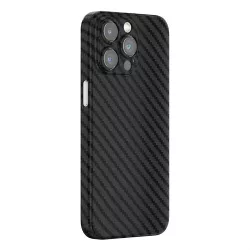   HUSĂ! - Husa din spate mata ultra subtire Devia Wing pentru iPhone 15 Plus - Carbon