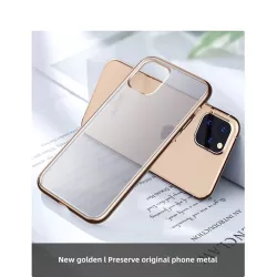   HUSĂ! - Apple iPhone 11 Pro Max JOYROOM JR-BP609 Nouă husă din spate TPU frumoasă - auriu
