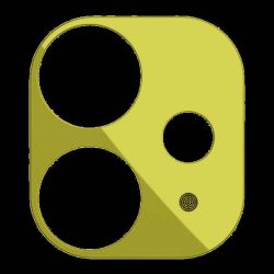   Apple iPhone 11 Pro/11 Pro Max Joyroom JR-PF044 Knights 3D Metal Camera Film de protecție din sticlă - Aur