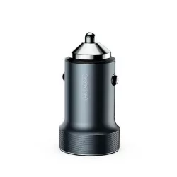   Încărcător de mașină Joyroom C-A02 Wise 3.4A 2xUSB + cablu de date micro USB 1M - gri