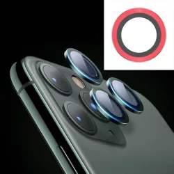   Apple iPhone 11 Joyroom JR-PF096 Film de protecție din sticlă pentru cameră metalică 3D - roșu