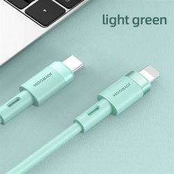   Cablu de date Joyroom S-1230N9 PD USB Type-C 3A 1.2M - Verde deschis