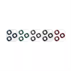   Apple iPhone 12 Mini Joyroom JR-PF686 Film de protecție din sticlă pentru cameră metalică 3D - verde închis