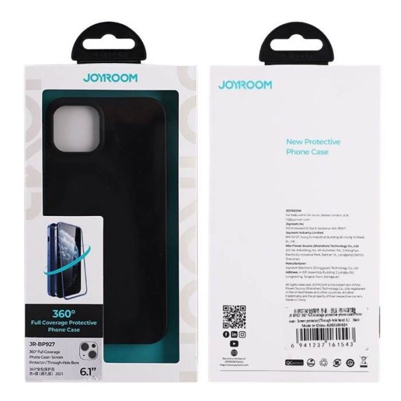 Apple iPhone 13 JOYROOM JR-BP927 360 Full Cover Spate - Albastru