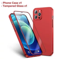   HUSĂ! - Apple iPhone 13 Pro Max JOYROOM JR-BP928 360 Copertă spate completă - roșu