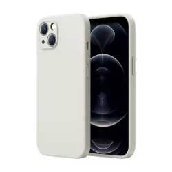   HUSĂ! - Apple iPhone 13 Joyroom JR-BP950 2in1 Magsafe Husă din silicon lichid și folie de sticlă 0,33 mm 9H - alb