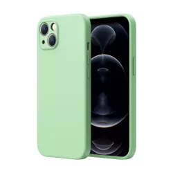   HUSĂ! - Apple iPhone 13 Pro Max Joyroom JR-BP952 2in1 Magsafe Husă din silicon lichid și folie de sticlă 0,33 mm 9H - verde